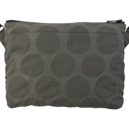 Vintage 2000s Plantation By Issey Miyake Polka Dot Crossbody Bag | O/S, Grey