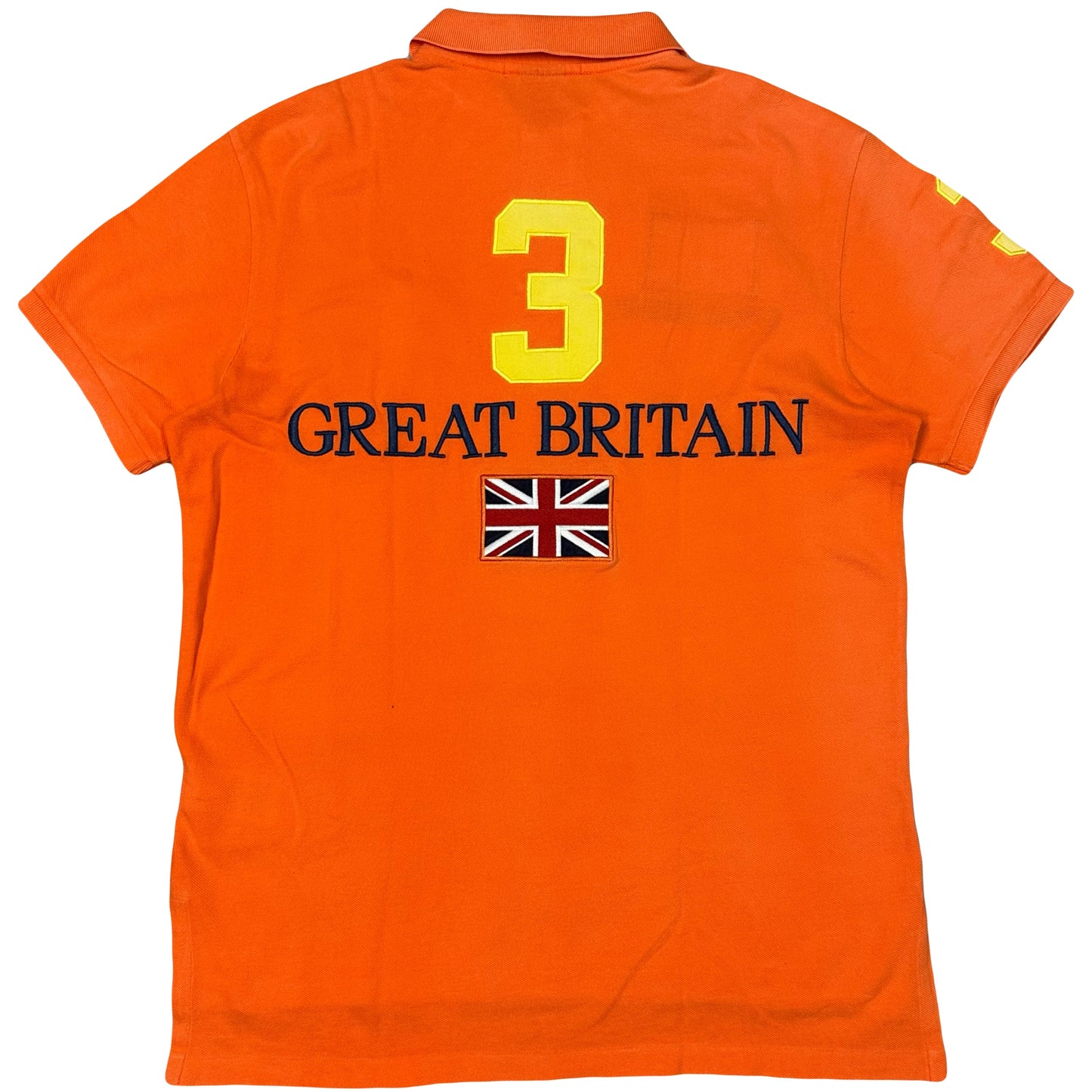 Ralph Lauren Great Britain Polo In Orange ( M )