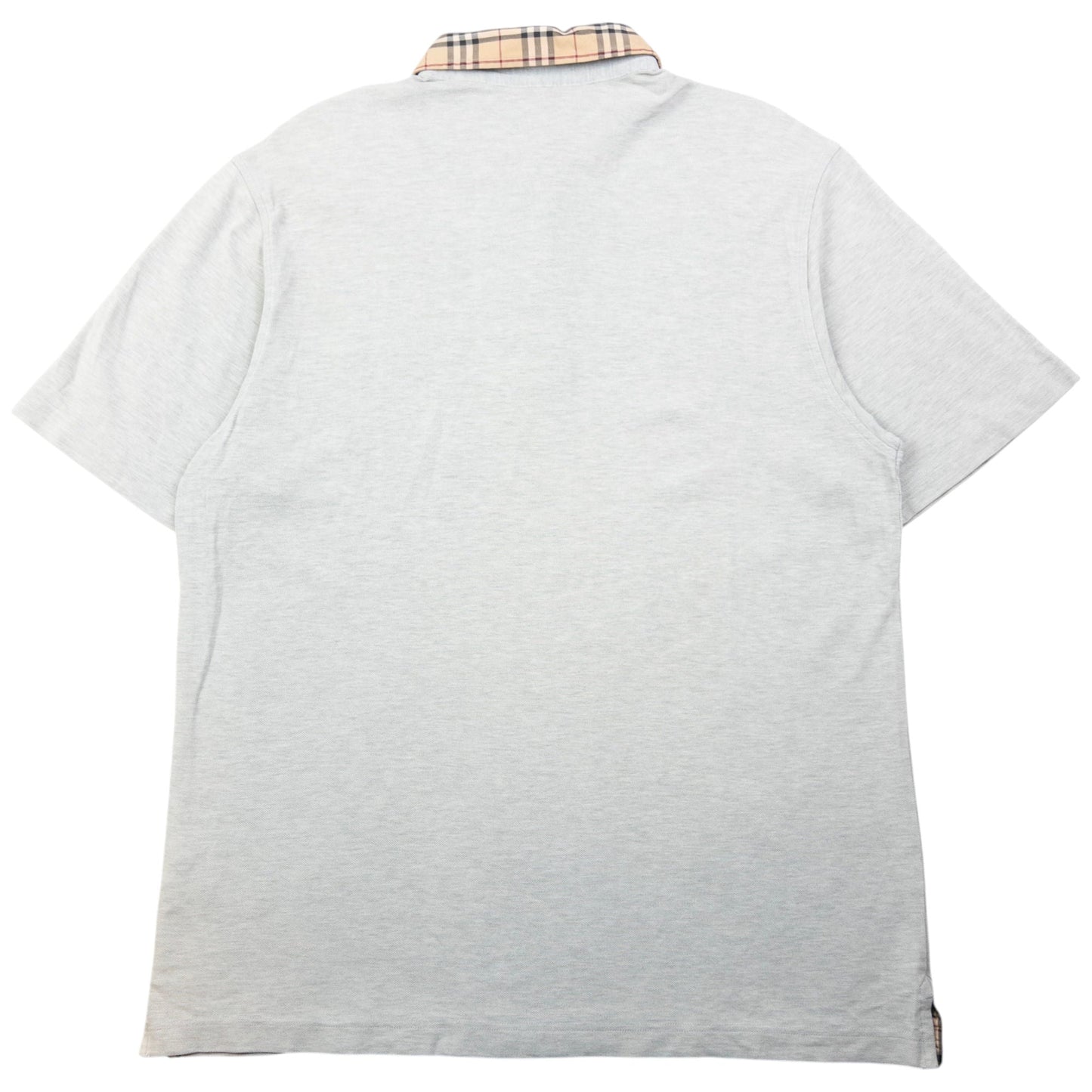 Vintage Burberry Nova Check Collar Polo Shirt Size M