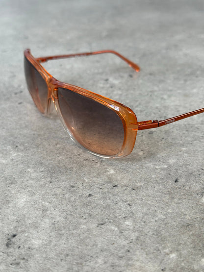 Gianfranco Ferre 1990s Gradient Shield Sunglasses