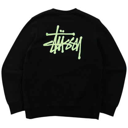 Vintage Stussy Graphic Sweatshirt Womens Size S | Small, Black