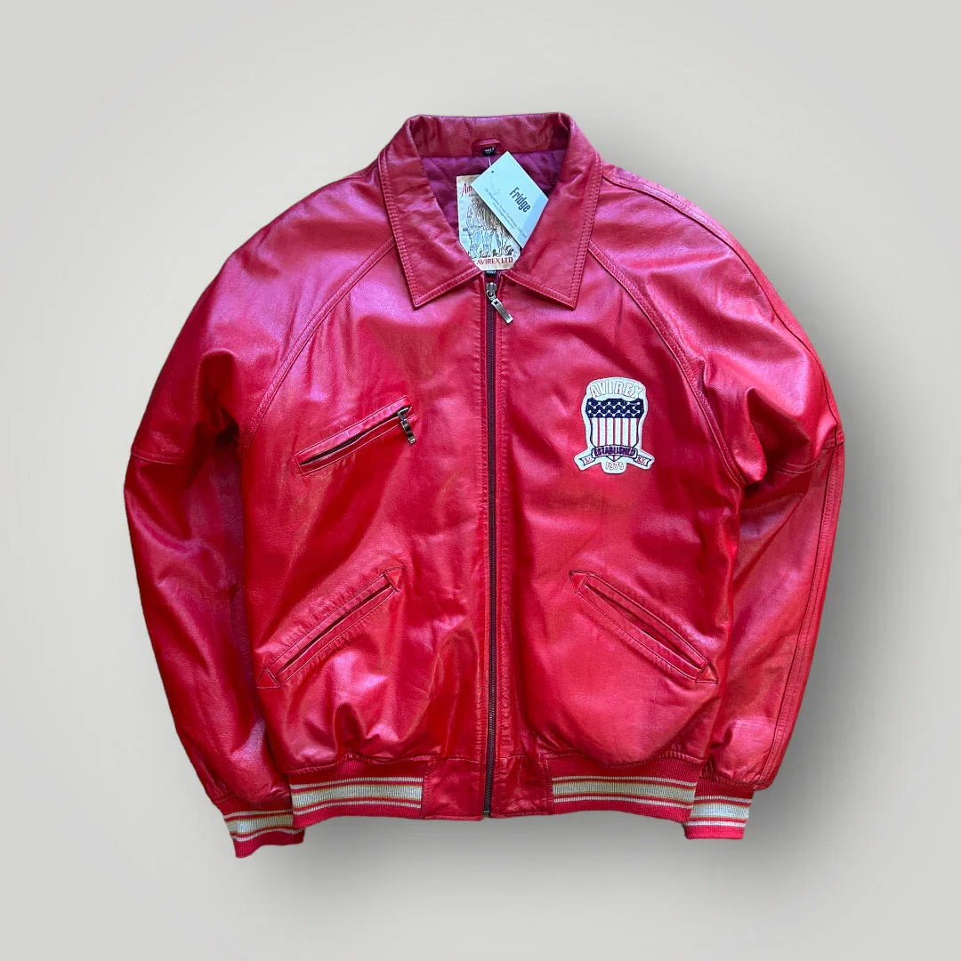 Avirex Vintage Leather Jacket M