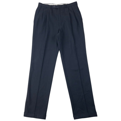 Vintage 90s Pierre Balmain Jacket & Trousers Suit Set Size L | Large, Navy