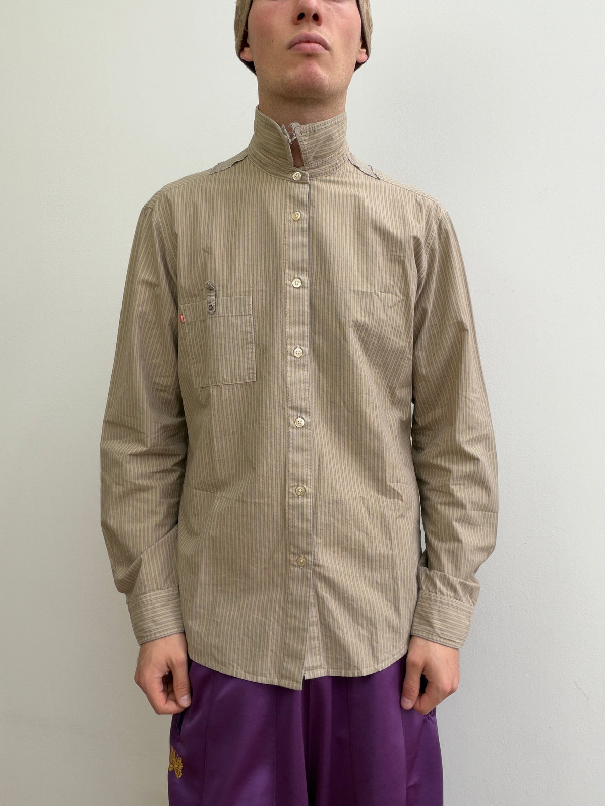 Hugo Boss Orange 00s Raw Construction Shirt | Large, Orange