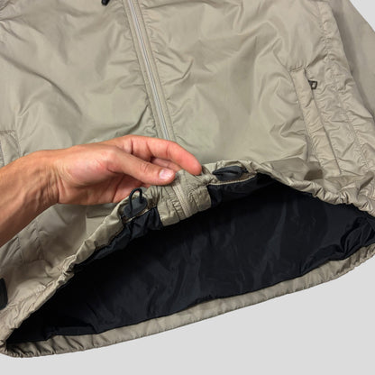 Prada Sport 2007 Black Tab Champagne Nylon Lightly Padded Windbreaker - M | Default Title, Champagne