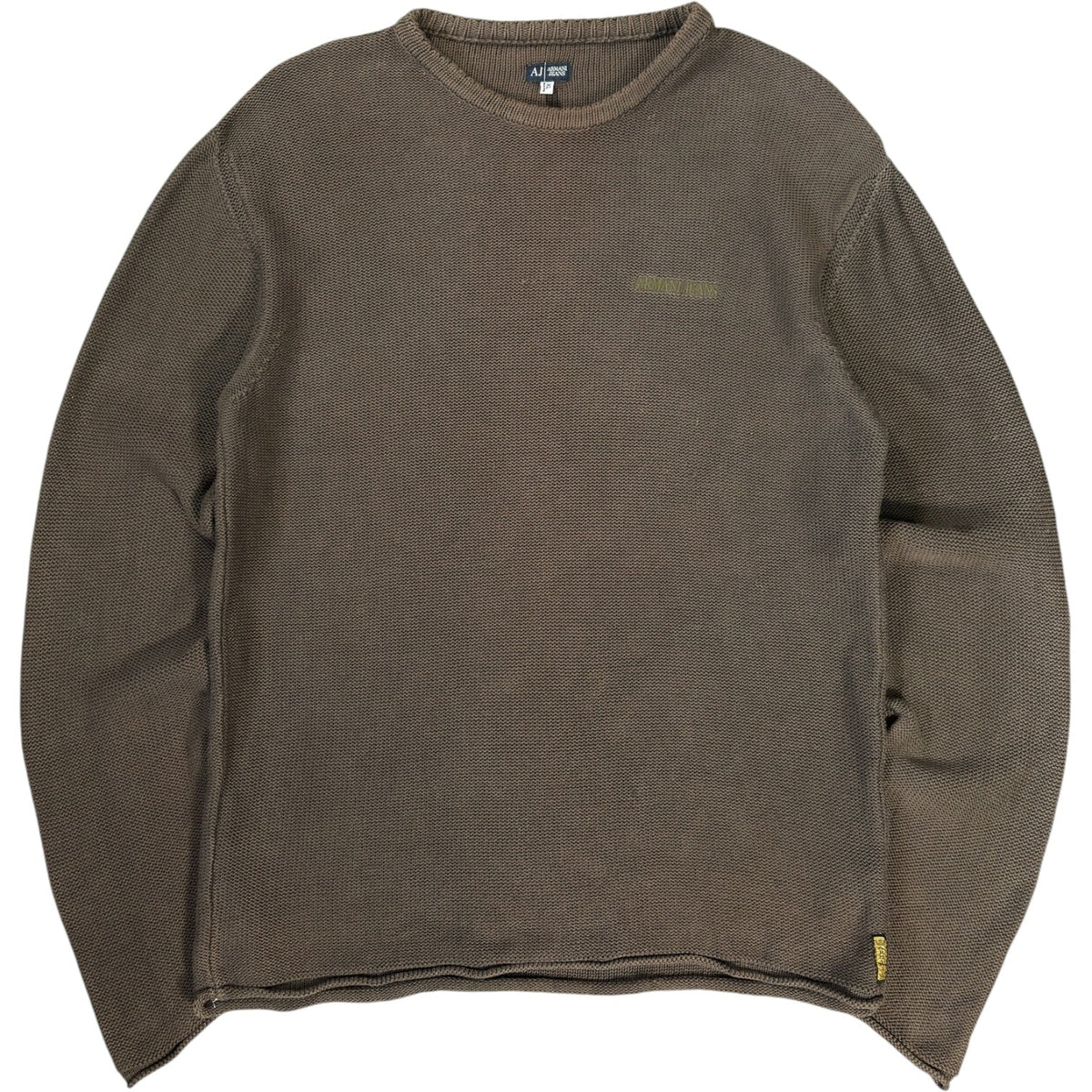 Armani Jeans 00’s Lightweight Crewneck Knit Jumper XL | XL, Green