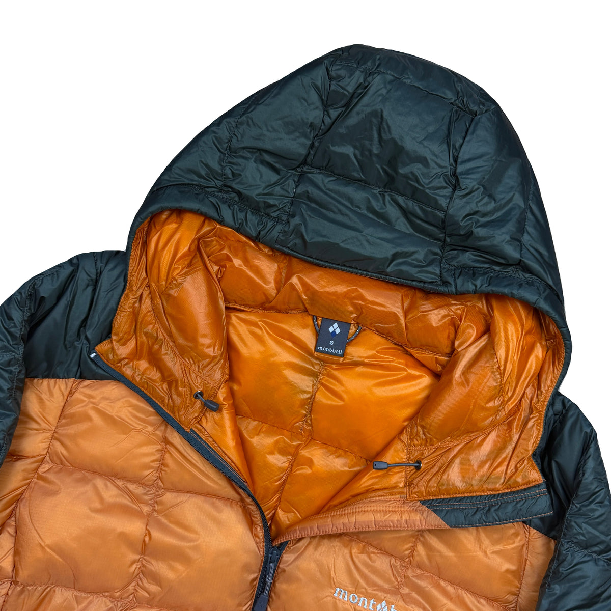 Montbell Superior Down Parka Puffer Jacket In Orange (S) | Small, Orange