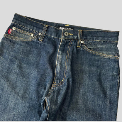 Stussy 00’s Spellout Graphic Logo Jeans - 30-32