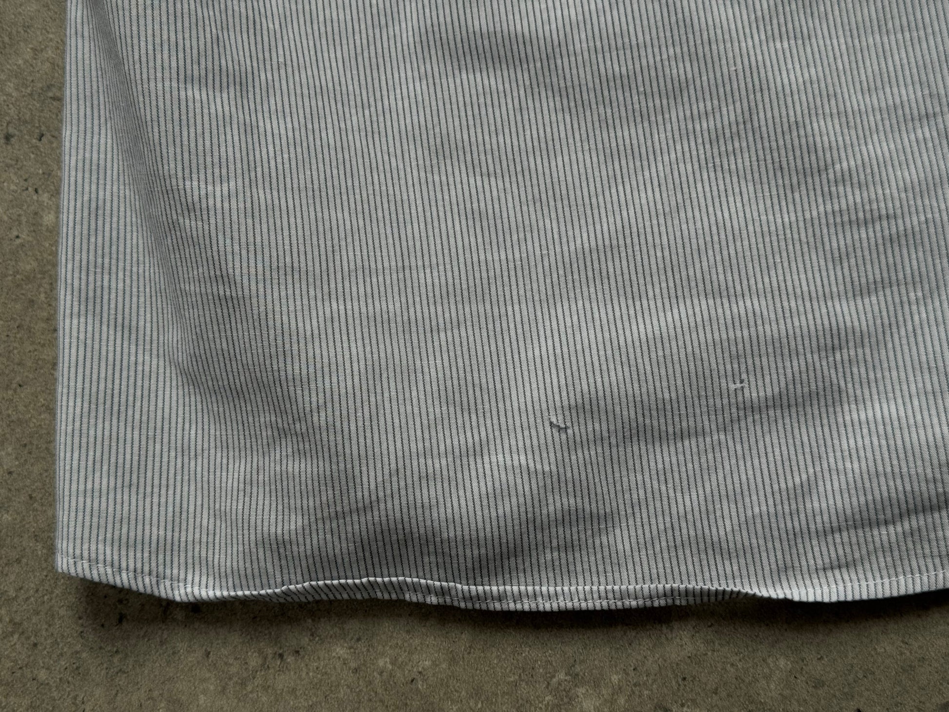Christian Dior Monsieur 1990s cotton striped logo shirt, men's size M, featuring classic striped pattern and Dior branding.