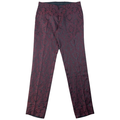 Vintage 2000s Dolce & Gabbana Brocade Waistcoat & Trousers Suit Set Size M | Medium, Multicoloured