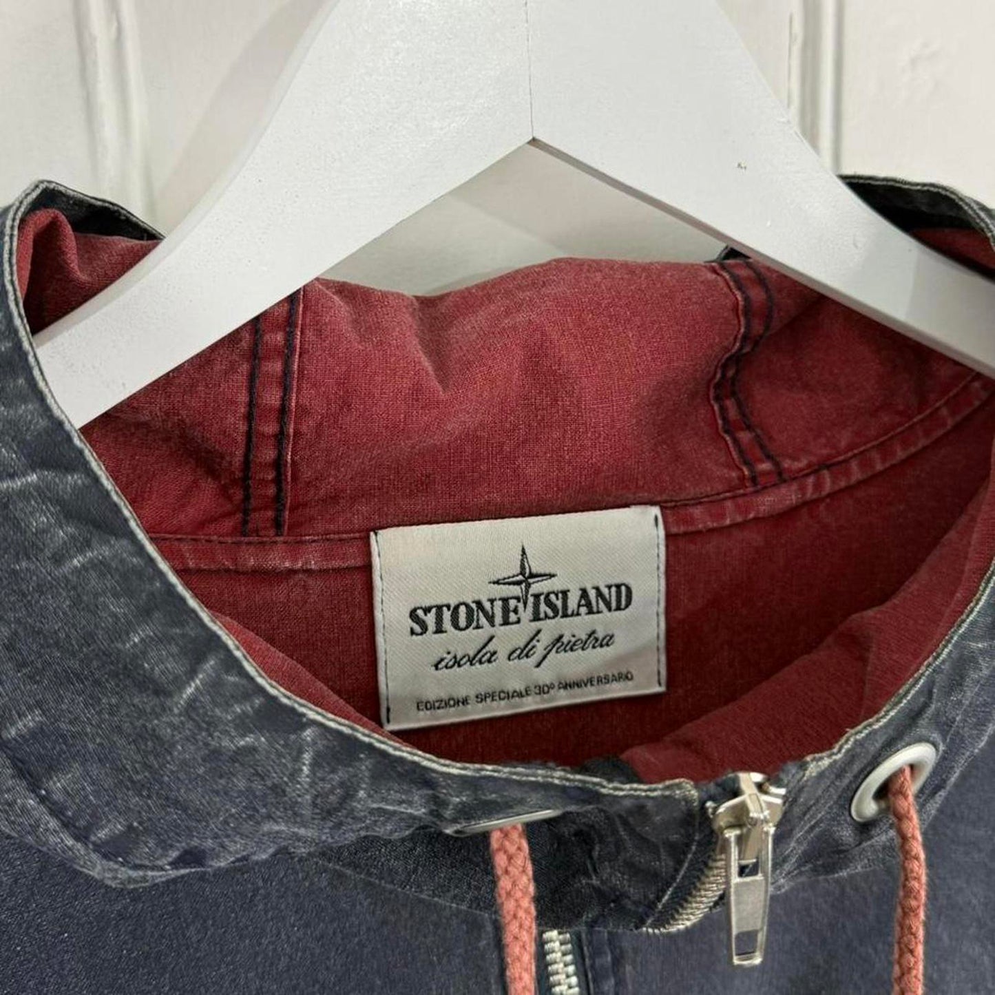 Stone Island Tela Stella 30th Anniversary Smock Jacket (M) | Medium, Red