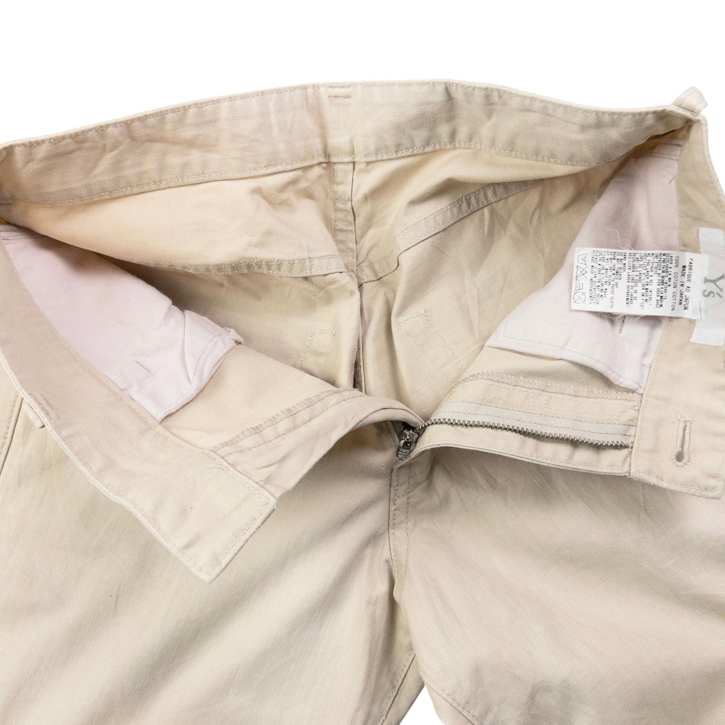 Vintage Yohji Yamamoto Zip Cuff Trousers Size W28