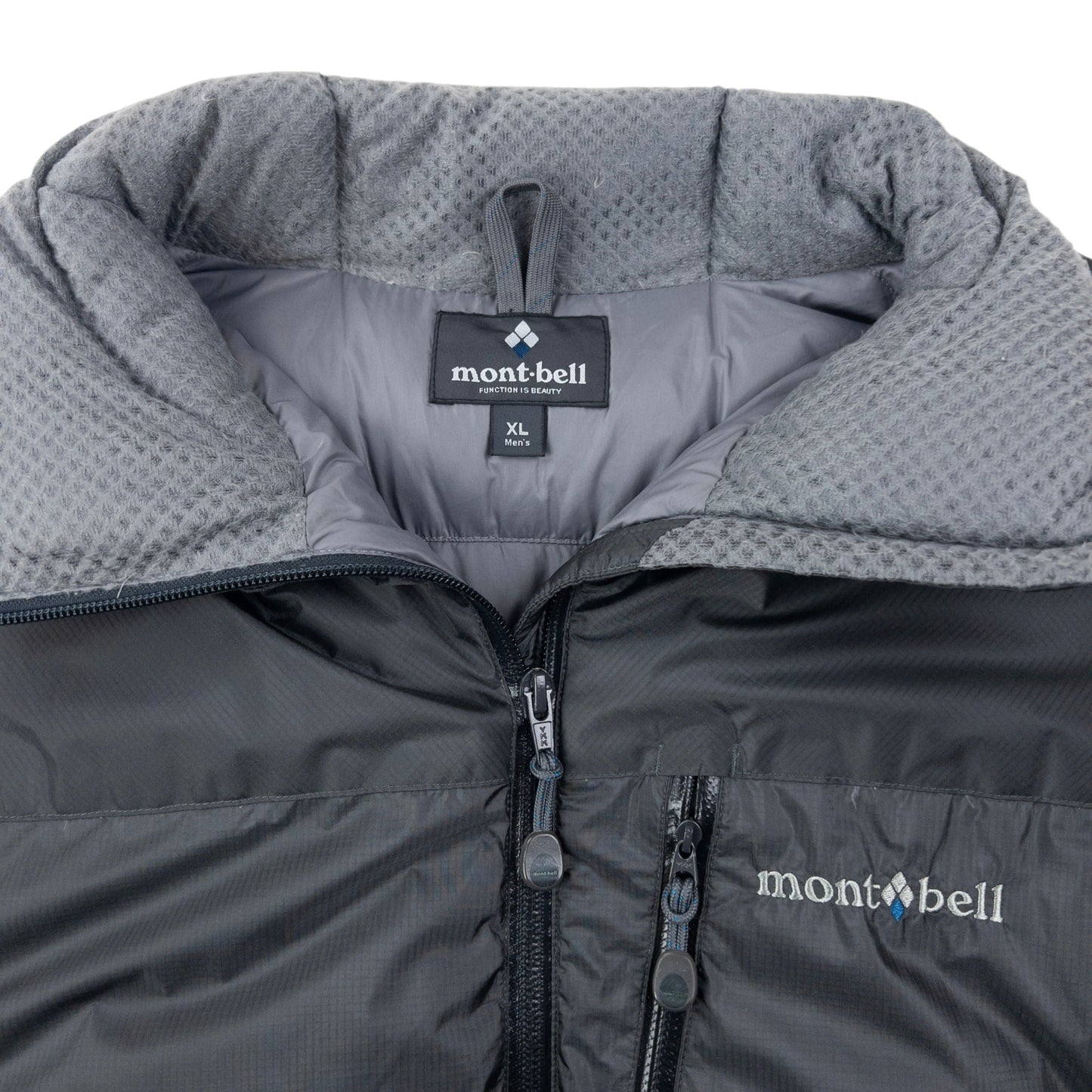 Vintage 2000s Montbell Zip Up Windstopper Puffer Jacket Size XL