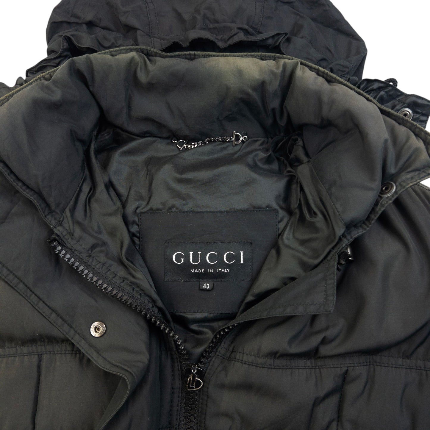 Vintage 90s Gucci By Tom Ford Zip Up Puffer Jacket Womens Size S | Small, Multicoloured