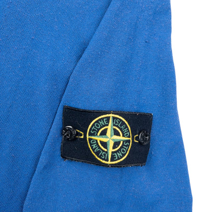 Vintage 2000sStone Island Lightweight Polo Jumper Size L | Large, Blue