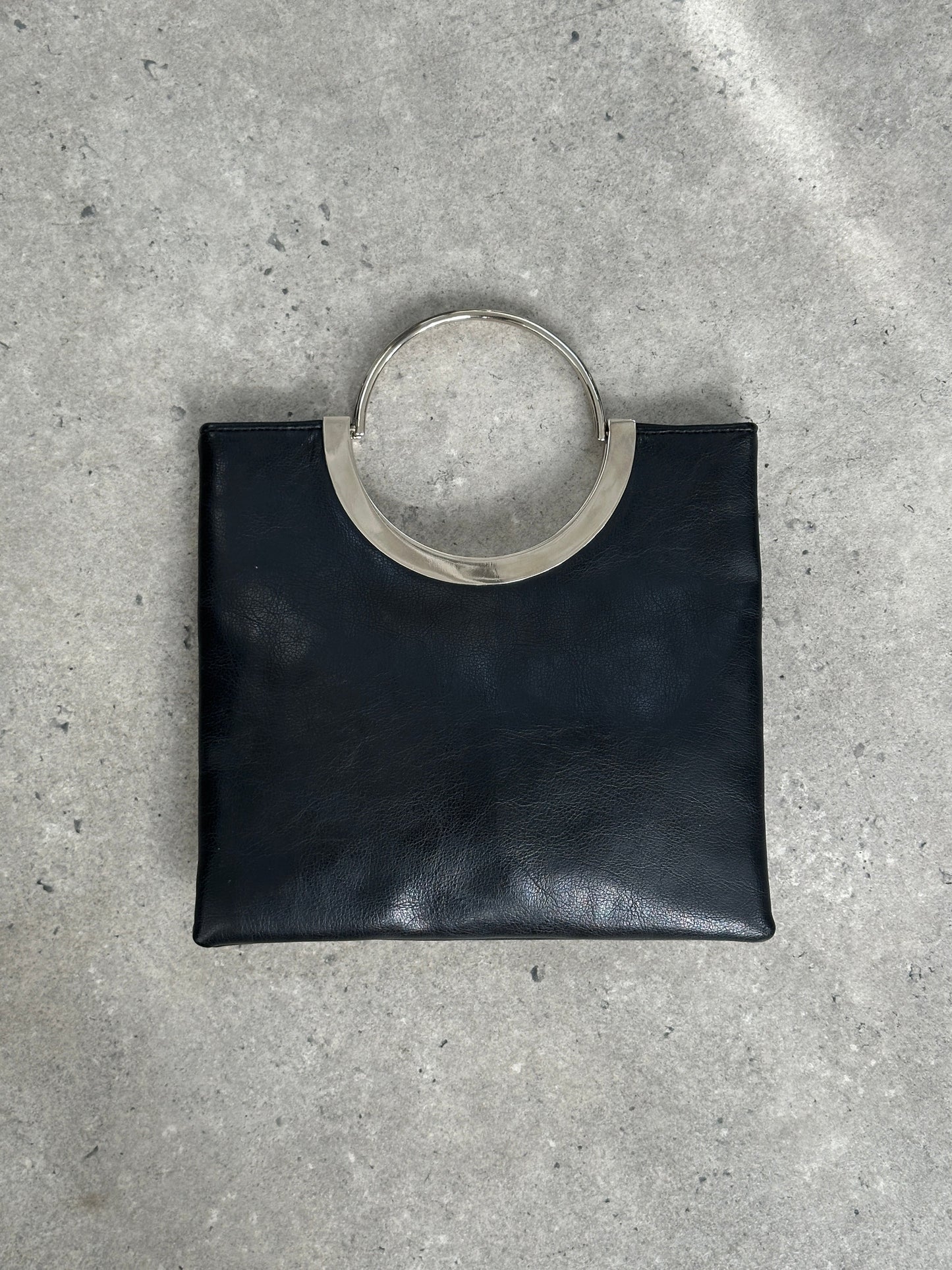 Vintage 1990s Minimal Leather Bag