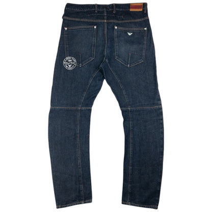 Vintage Armani Jeans Curve Leg Denim Jeans Size W38