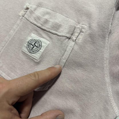 Stone Island Side Pocket T-Shirt | Large, Mauve