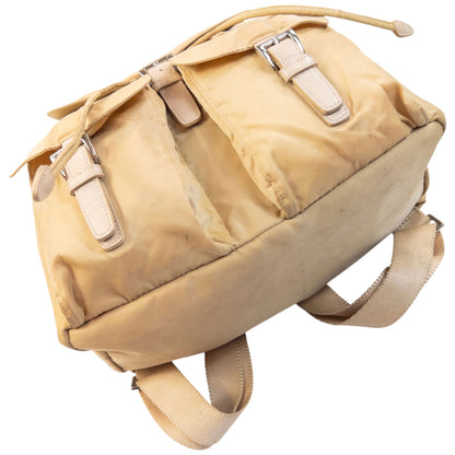 Vintage 2000s Prada Bucket Backpack | O/S, Beige