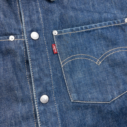 Vintage 2000s Levi's Button Up Denim Jacket Size XL | XL, Blue