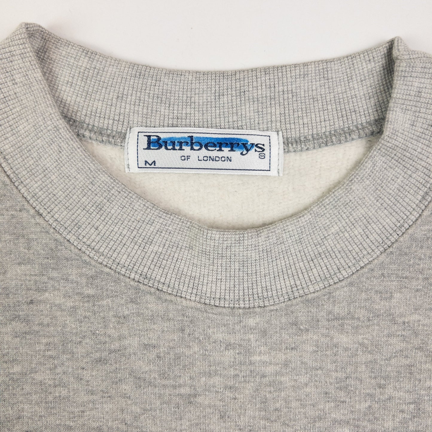 Vintage Burberry Embroidered Crest Sweatshirt Size M