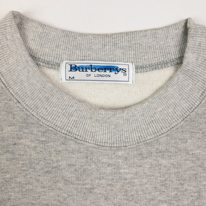Vintage Burberry Embroidered Crest Sweatshirt Size M