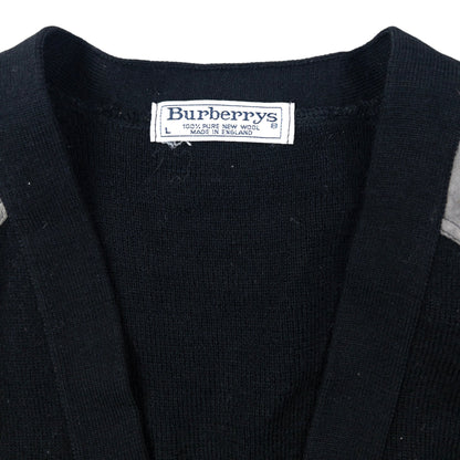 Vintage 80s Burberry Wool Cardigan Size S | Small, Multicoloured