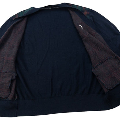 Vintage 90s YSL Yves Saint Laurent Checkered Cardigan Size S | Small, Multicoloured