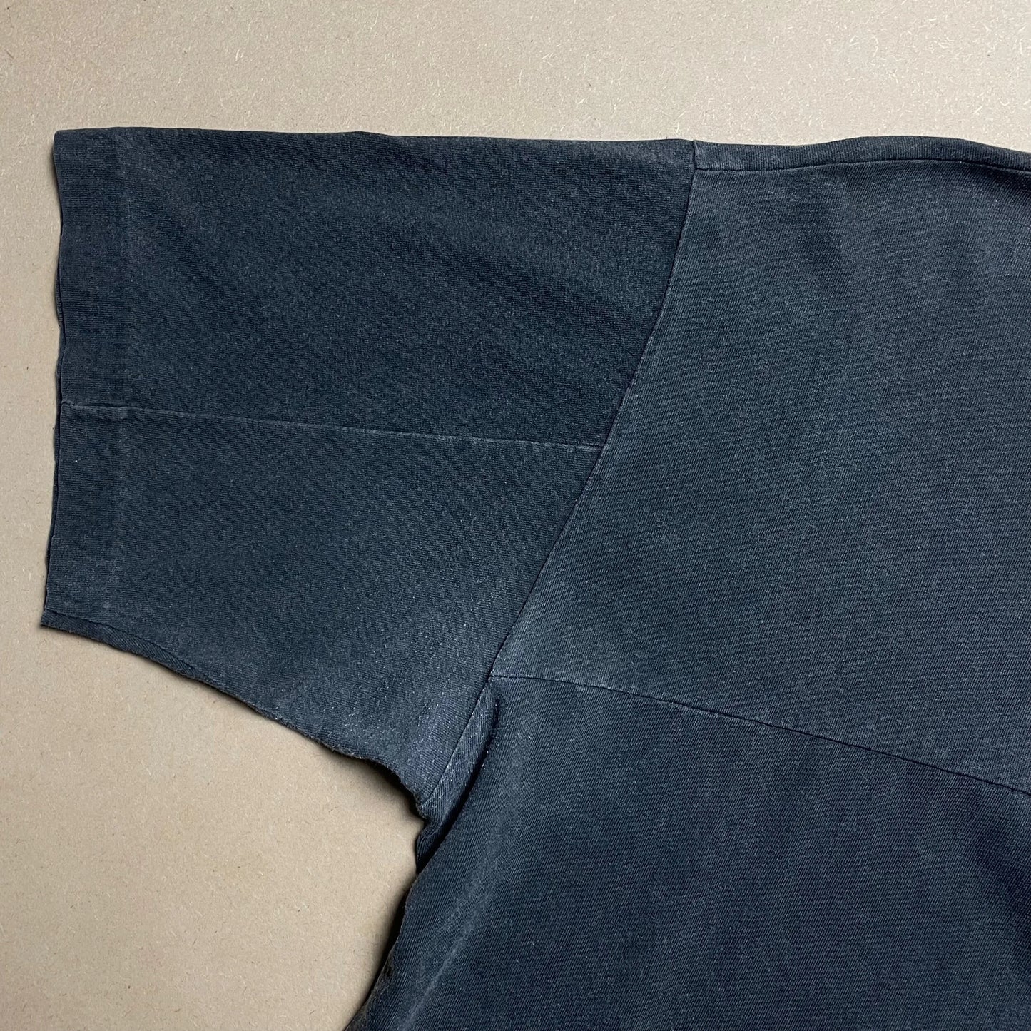 S/S 1998 Charcoal Motion Blur Graphic Print Polo Shirt