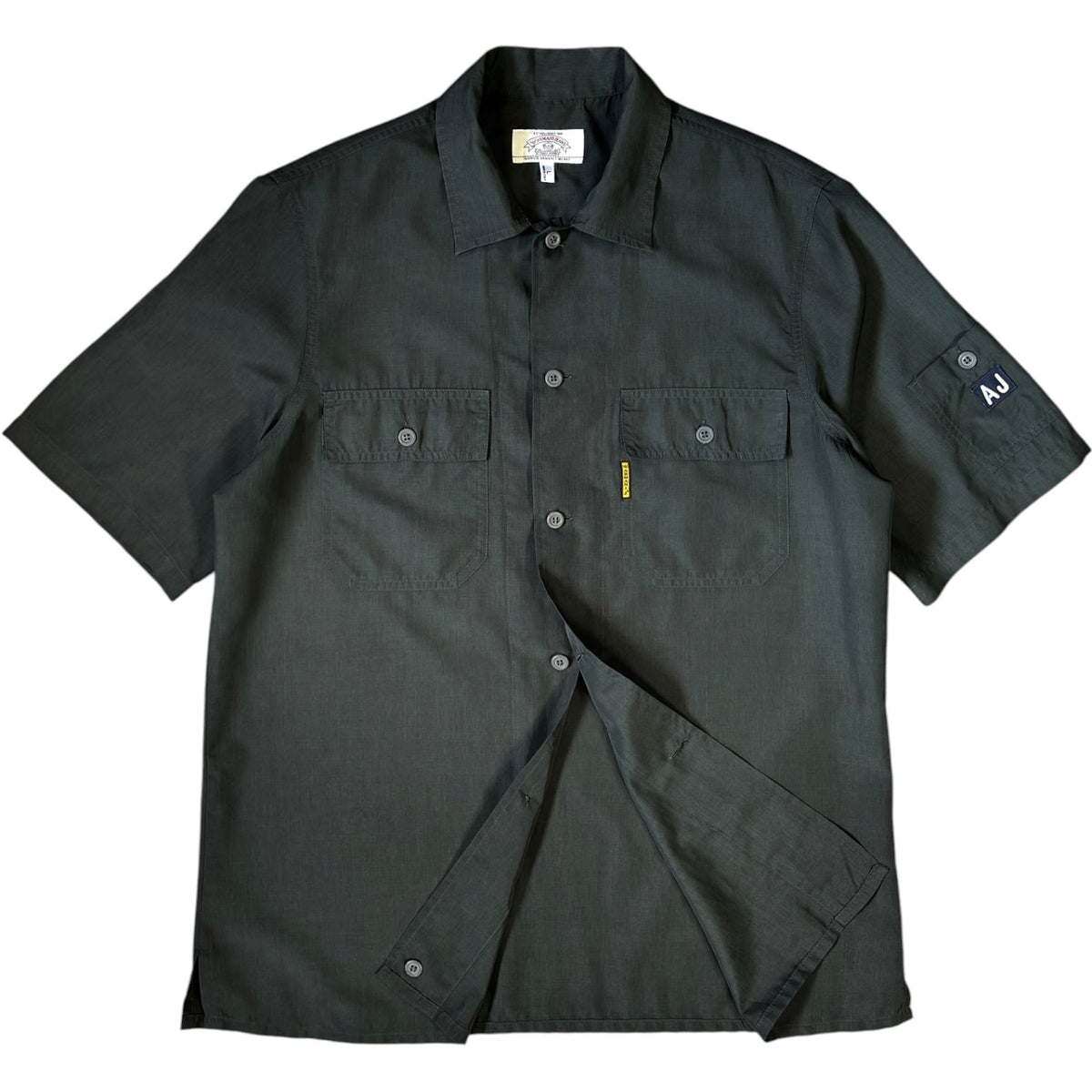 Armani Jeans 00’s Short Sleeve Utility Shirt L | Large, Grey