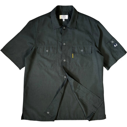 Armani Jeans 00’s Short Sleeve Utility Shirt L | Large, Grey