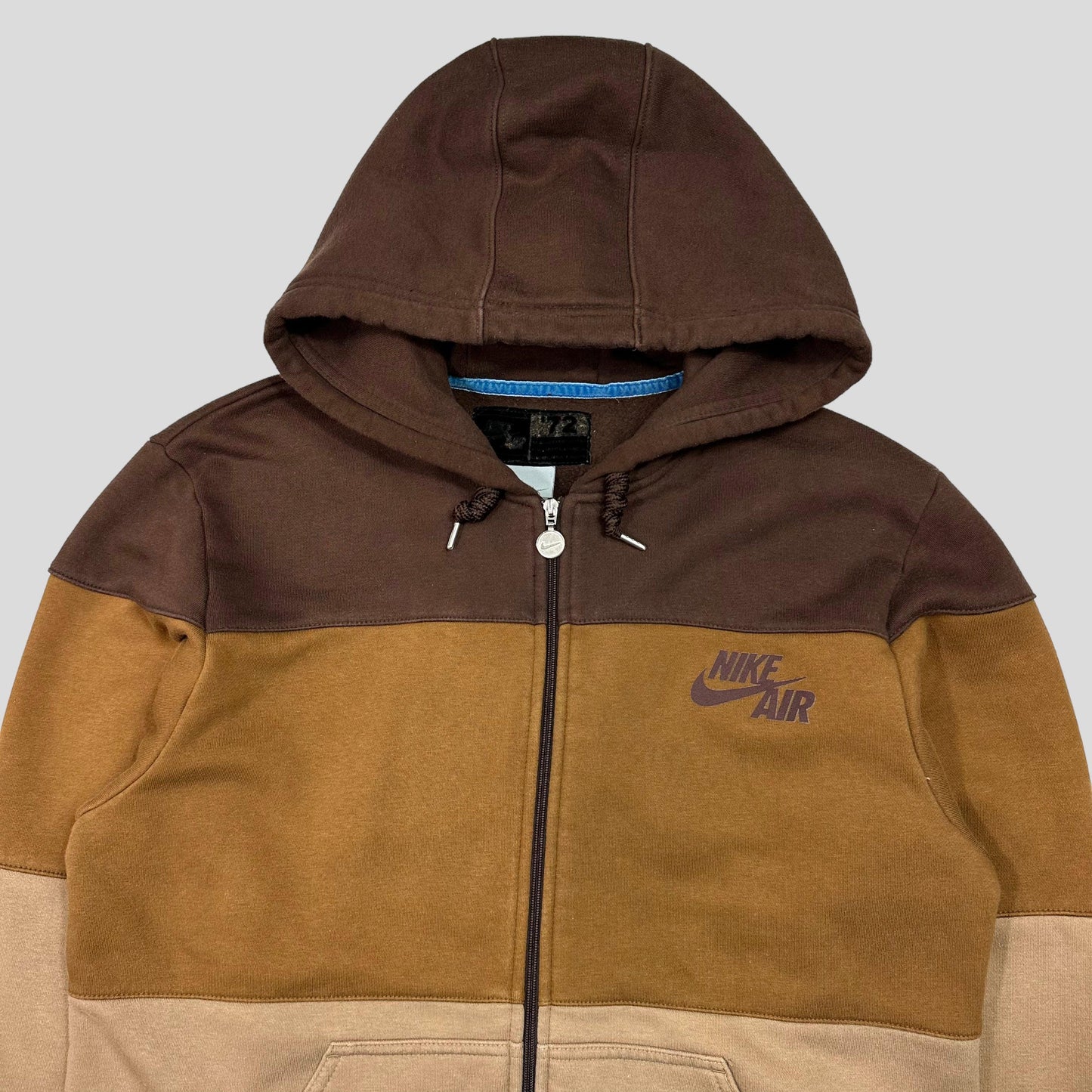 Nike Air AW04 Heavyweight Cotton Striped Hoodie - M