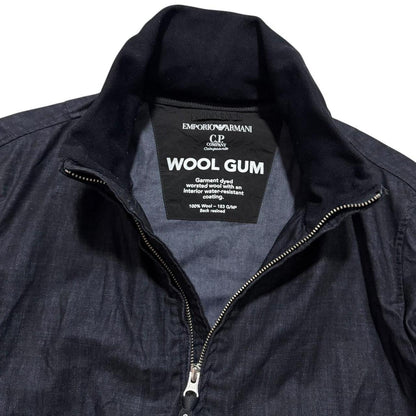 CP Company Armani Wool Gum Jacket | XXL, Dark Blue