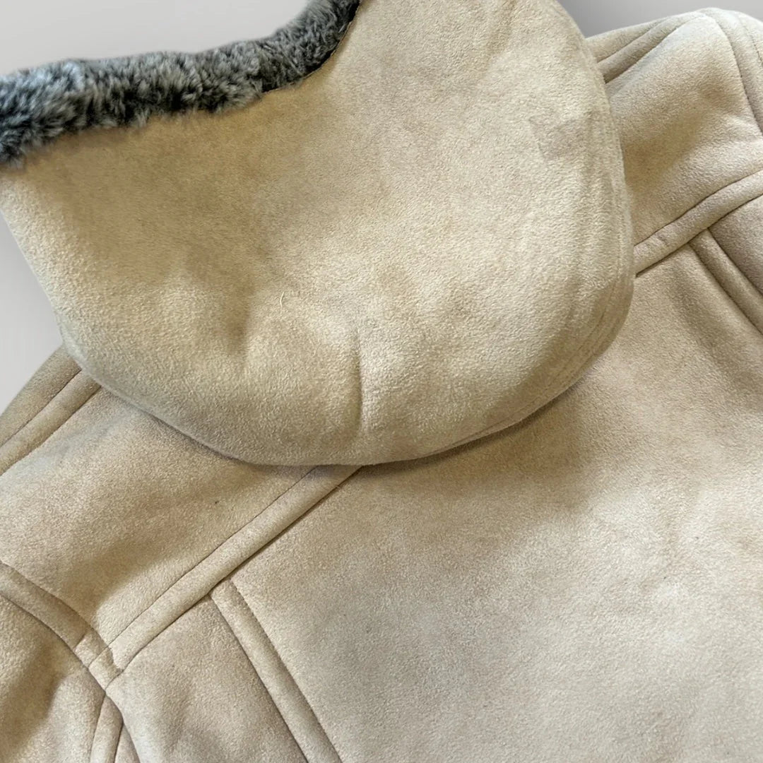 PPFM Fur Lined Overcoat Womens XL