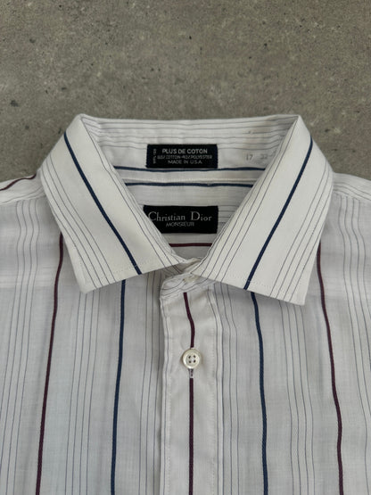 Christian Dior Monsieur Stripe Cotton Shirt - XL