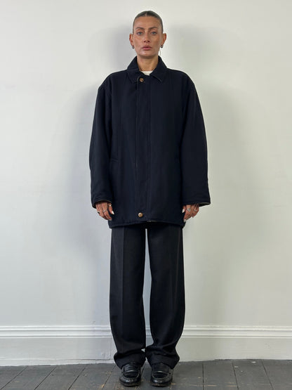 Italian Vintage Brushed Wool Reversible Jacket - XL