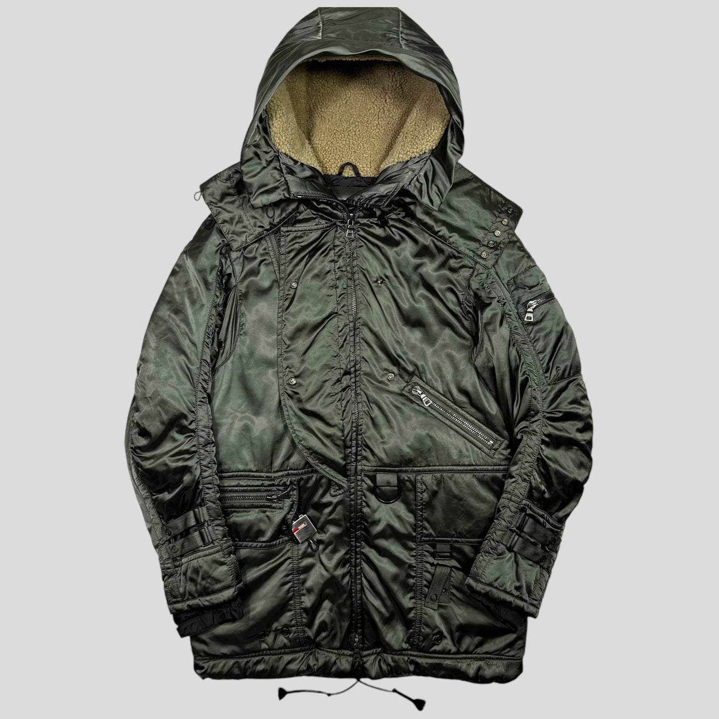 Prada Sport 2003 Astro Bondage Utility Jacket - IT40 | Default Title, Green