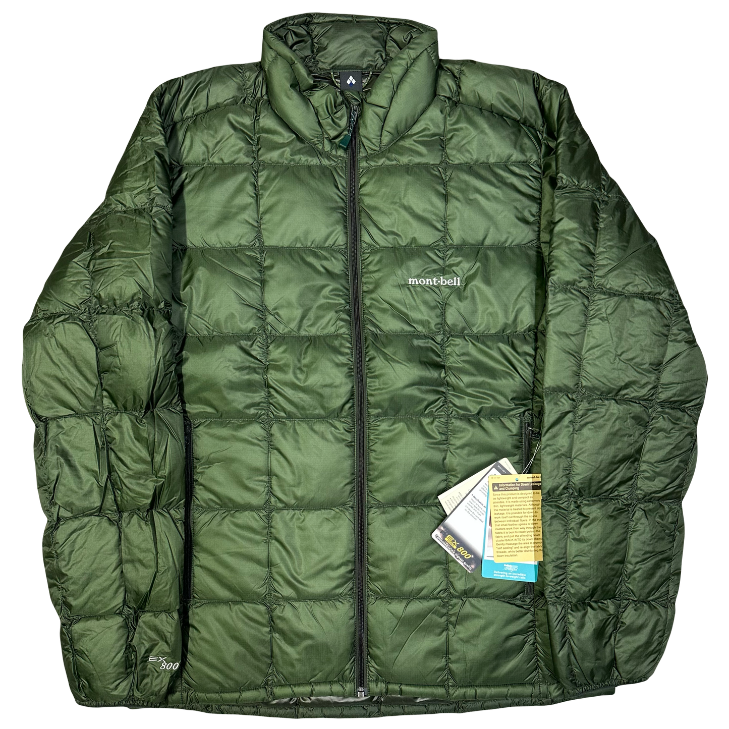 Montbell Superior Down Puffer Jacket In Dark Green ( M )