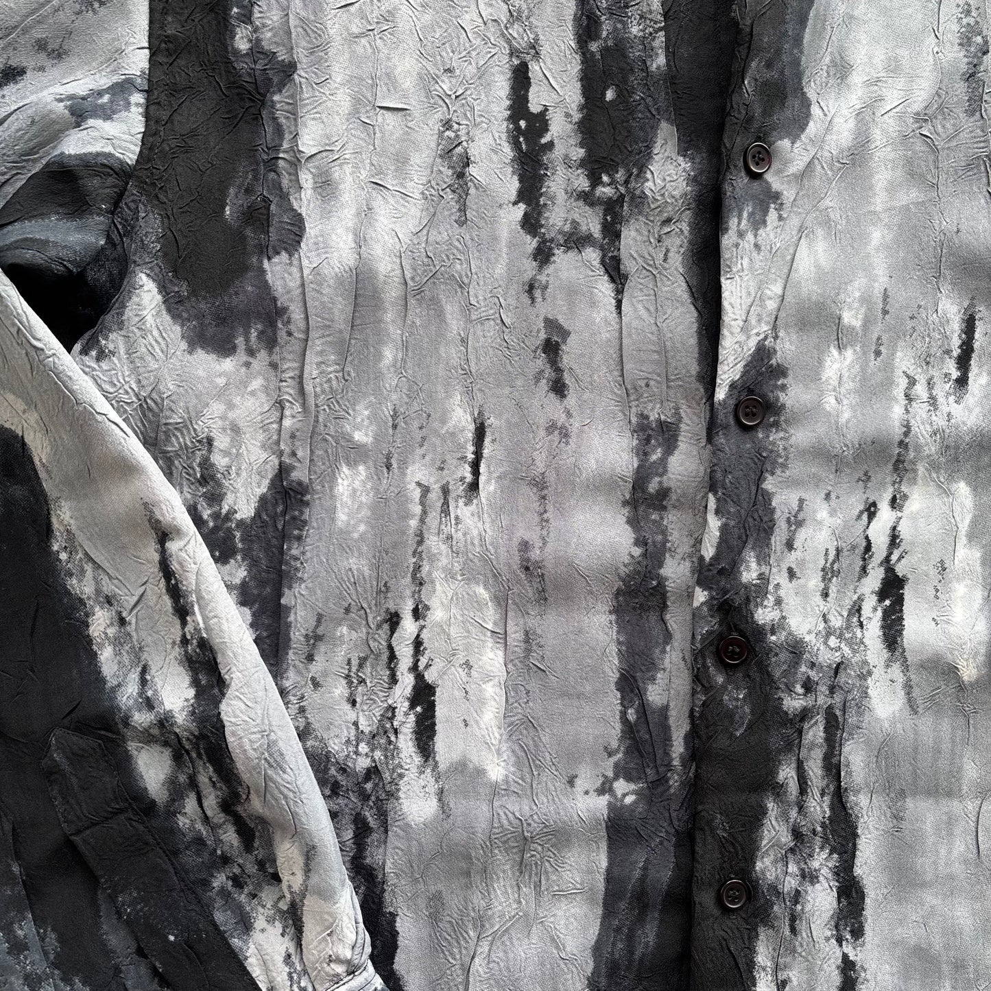 VINTAGE PAINT SHIRT | O/S, Black and Grey
