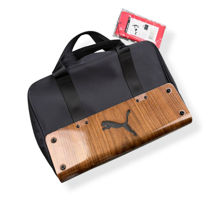 2000's Puma Urban Mobility Wood Panel 'Travel Tote' | O/S, Black
