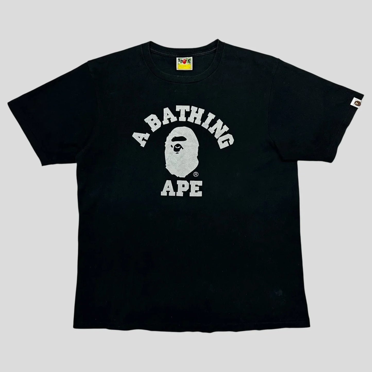 BAPE College Logo Spellout T-shirt - L