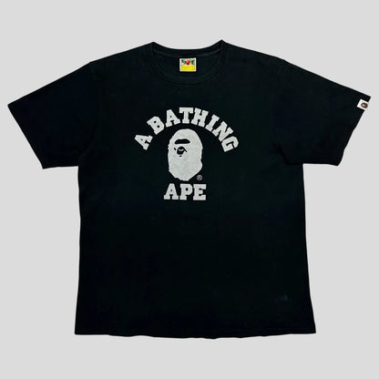 BAPE College Logo Spellout T-shirt - L