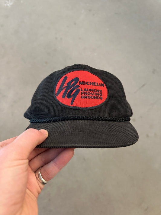 1990's Michelin Laurens Proving Grounds Cord Cap | O/S, Black