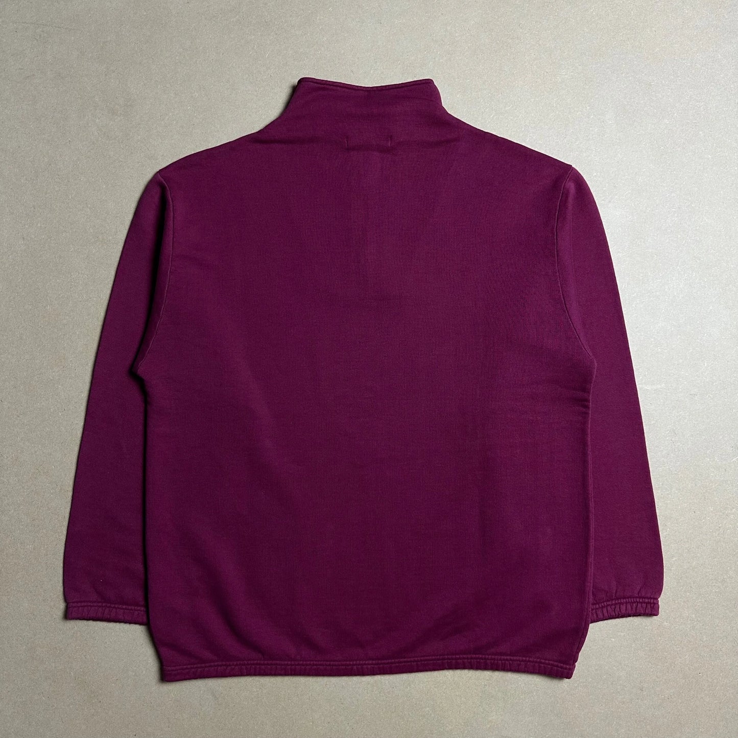 S/S 1993 Burgundy “Life Safer” Quarter Zip Pullover Sweater