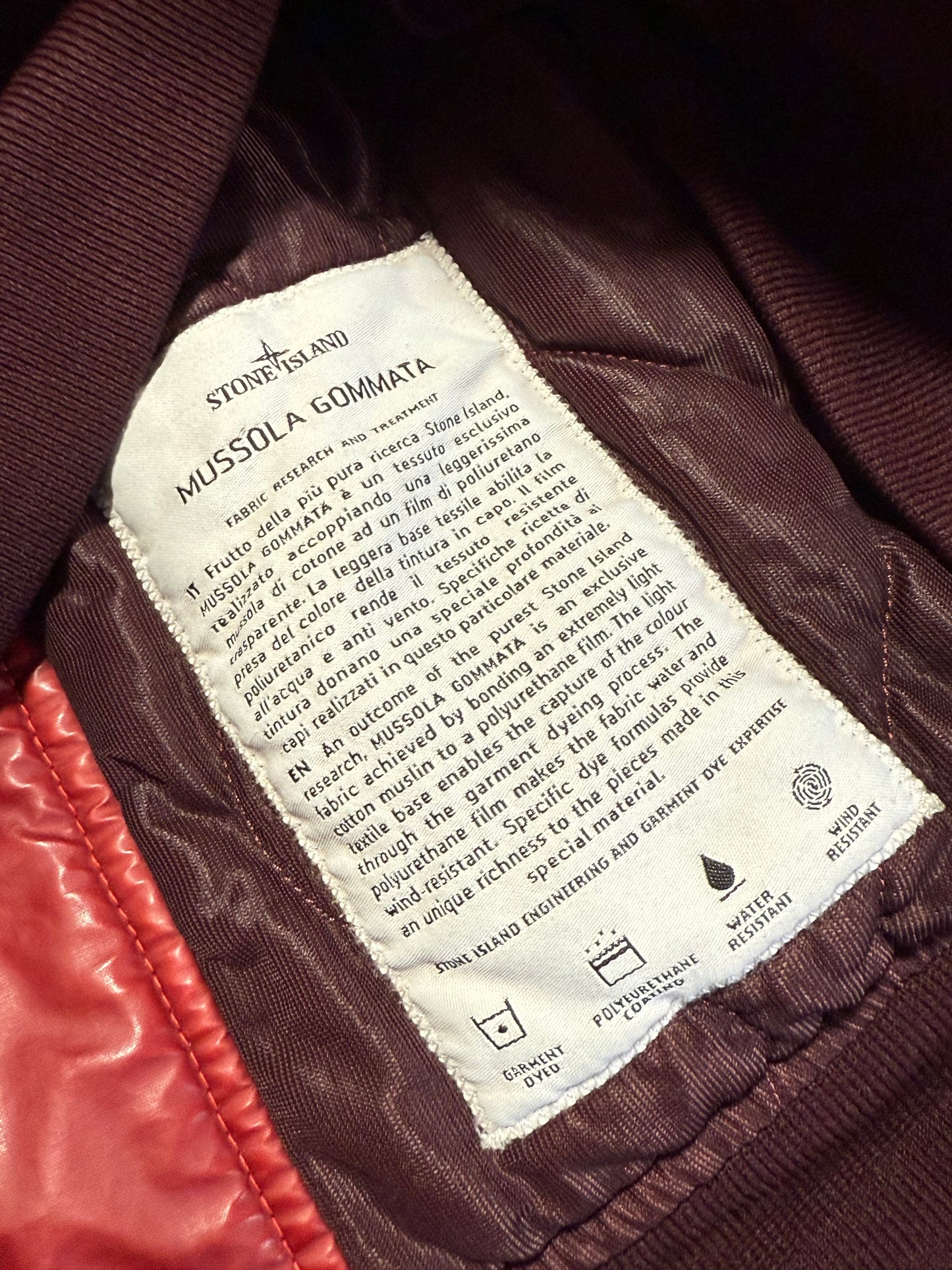 Stone Island AW/13 Mussola Gommata Jacket XXL