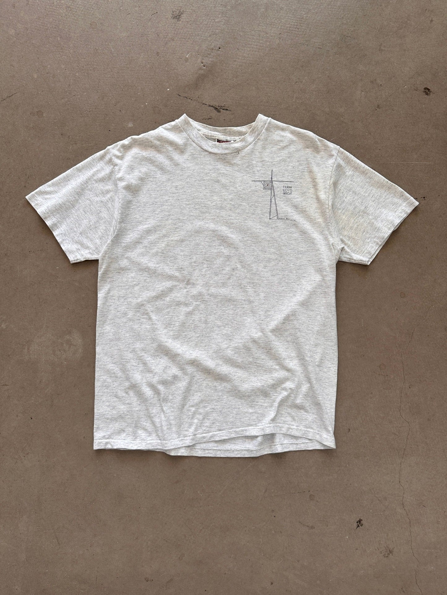 1990's Frank Lloyd Wright T-Shirt - L | Large, Red