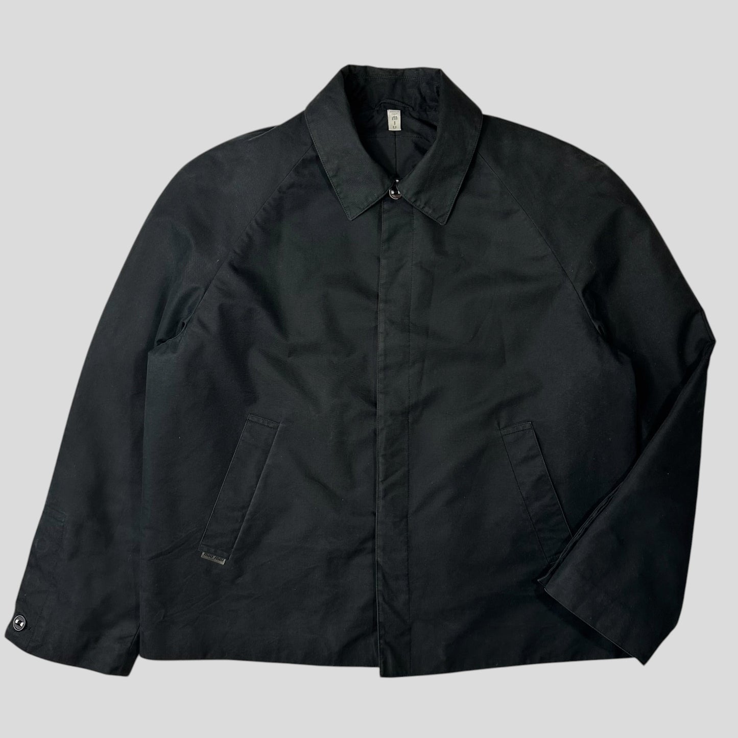 Miu Miu AW00 Contrast Tape Down Filled Work Jacket - L/XL | Default Title, Black