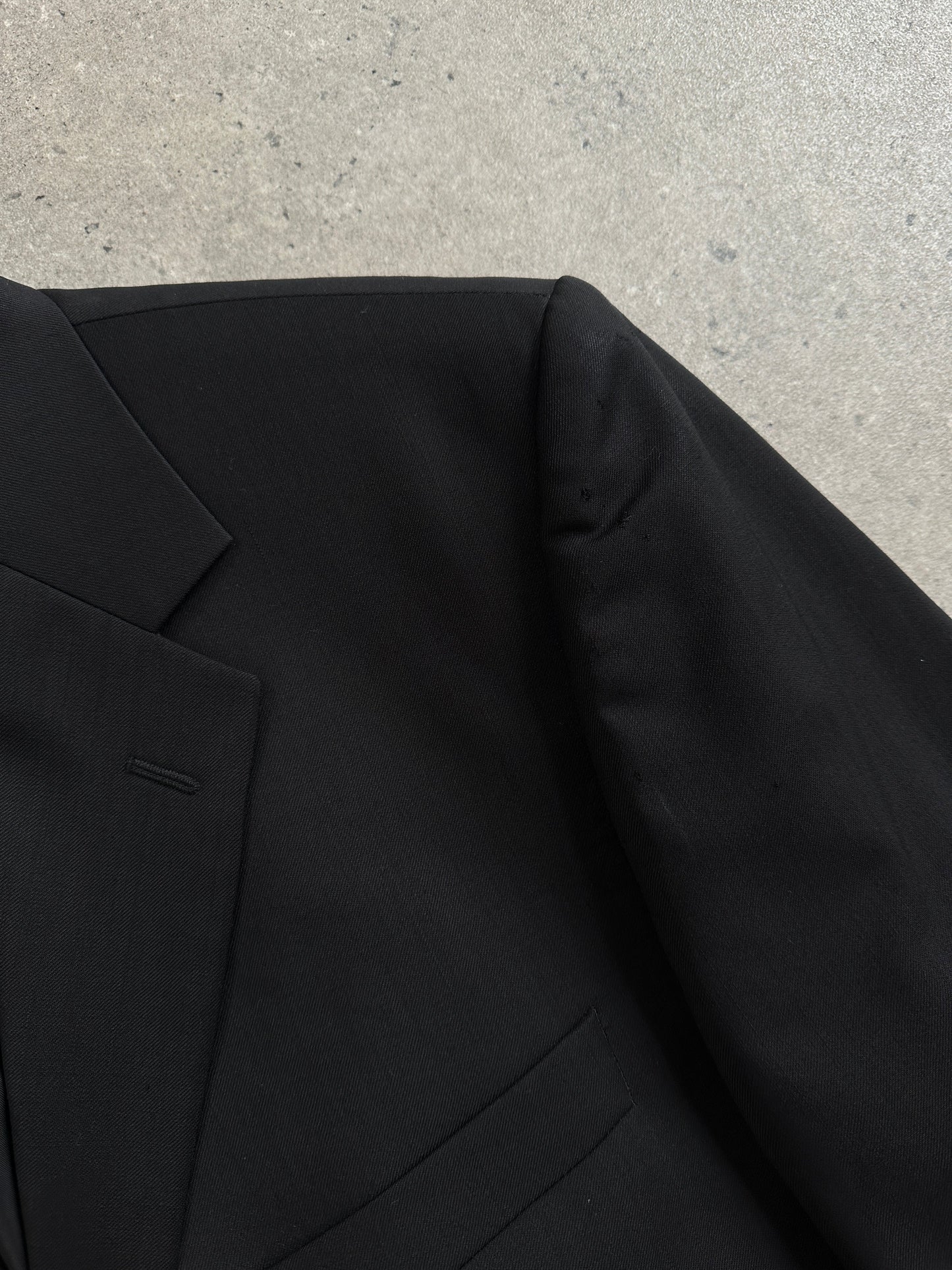 Yves Saint Laurent Pour Homme 1990s Pure Wool Single Breasted Blazer - 40L/XL