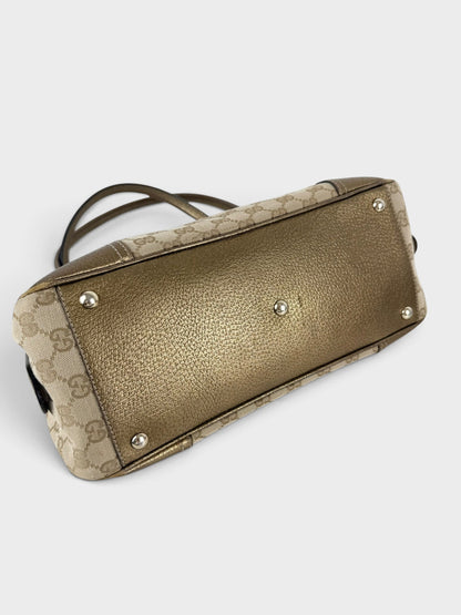 2000s Gucci GG Monogram Princy Handbag | O/S, Beige