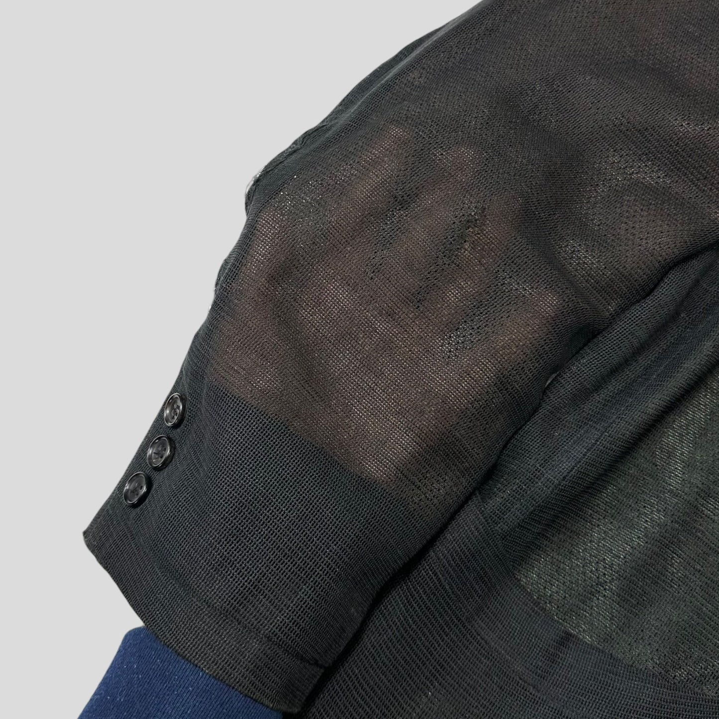 Comme Des Garçons Homme Homme 1998 Mesh Blazer Jacket - M